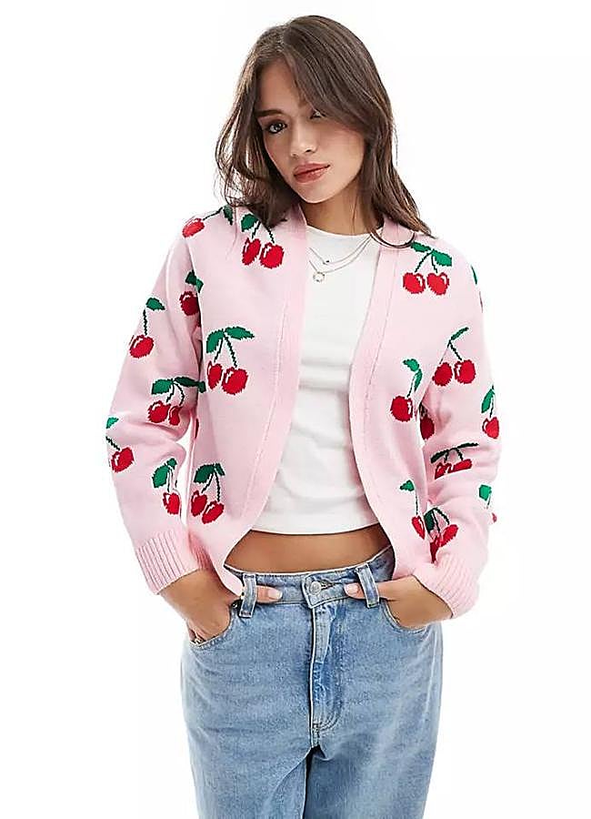 Imagen - Cárdigan con estampado de cerezas