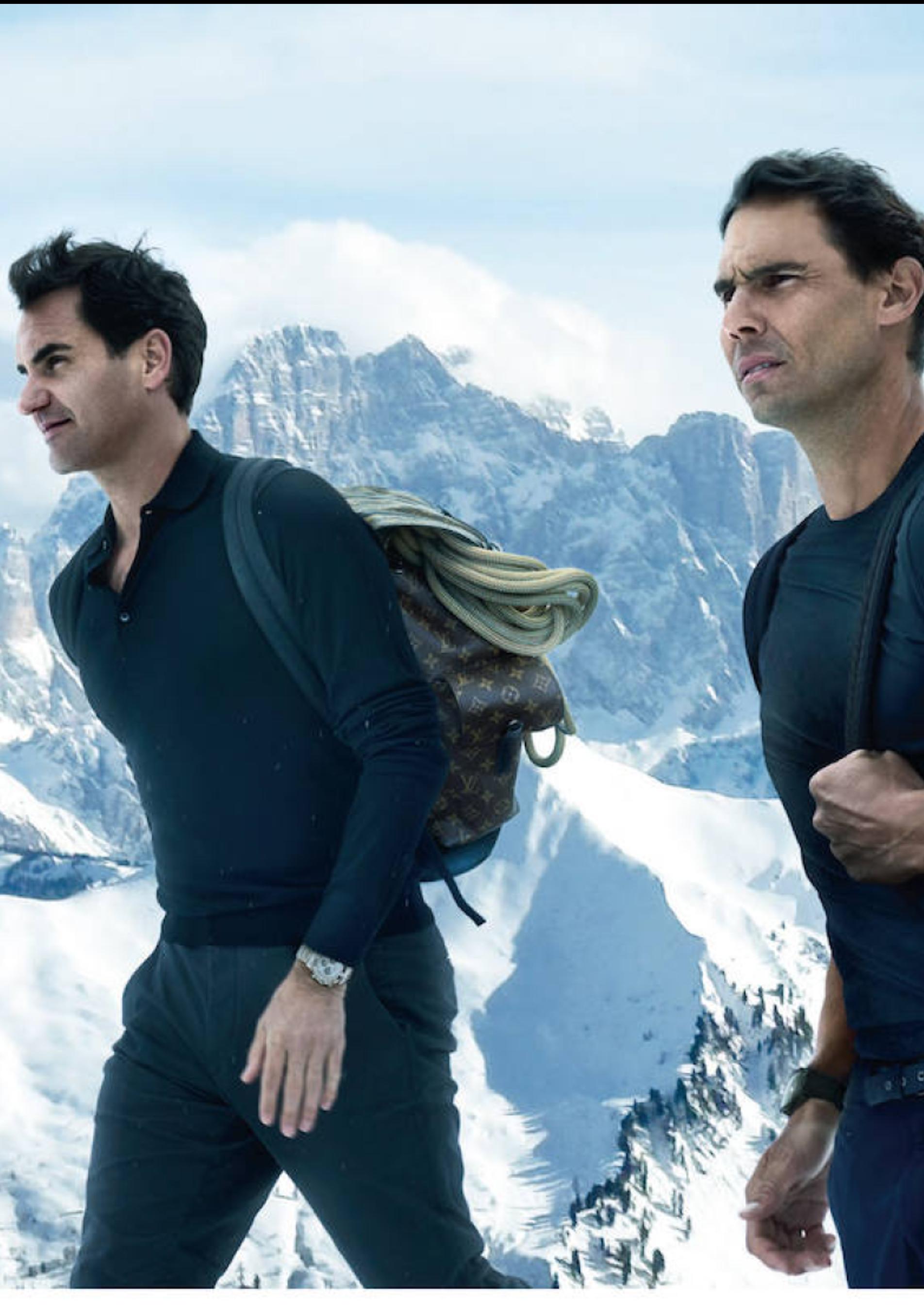 Rafa Nadal y Roger Federer, protagonistas de la nueva campaña Core Values de Louis Vuitton, con fotos impresionantes de Annie Leibovitz