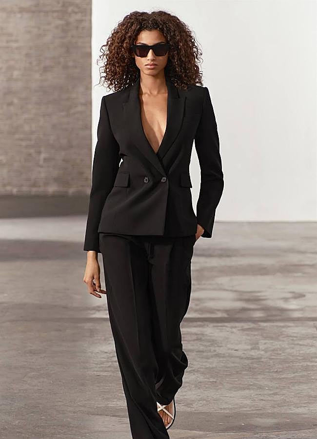 Imagen - Americana cruzada color negro