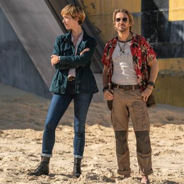 Imagen secundaria 1 - Escenas de la pelicula Godzilla y Kong: El Nuevo Imperio.