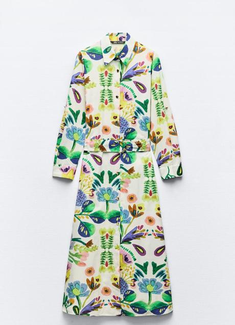 Imagen - Vestido estampado de Zara (39,99 euros)