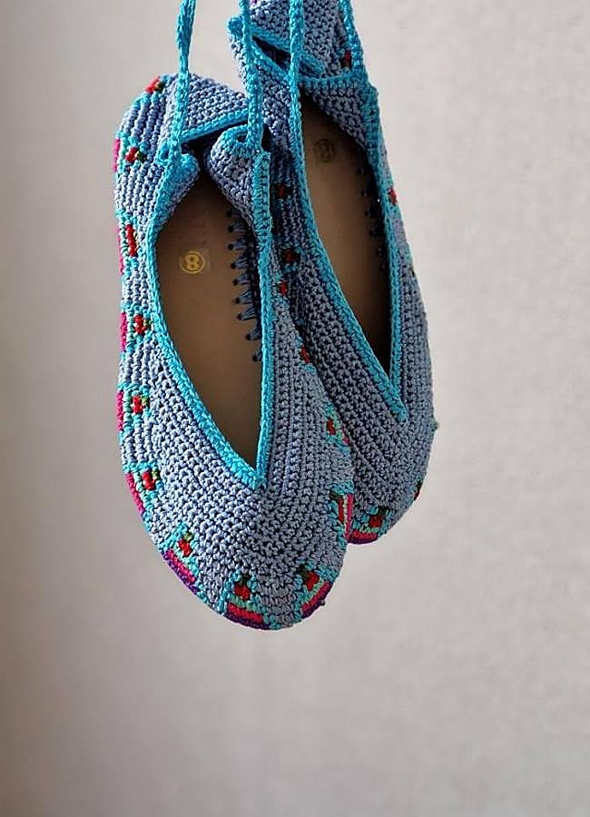 Imagen - Bailarinas de crochet estampadas