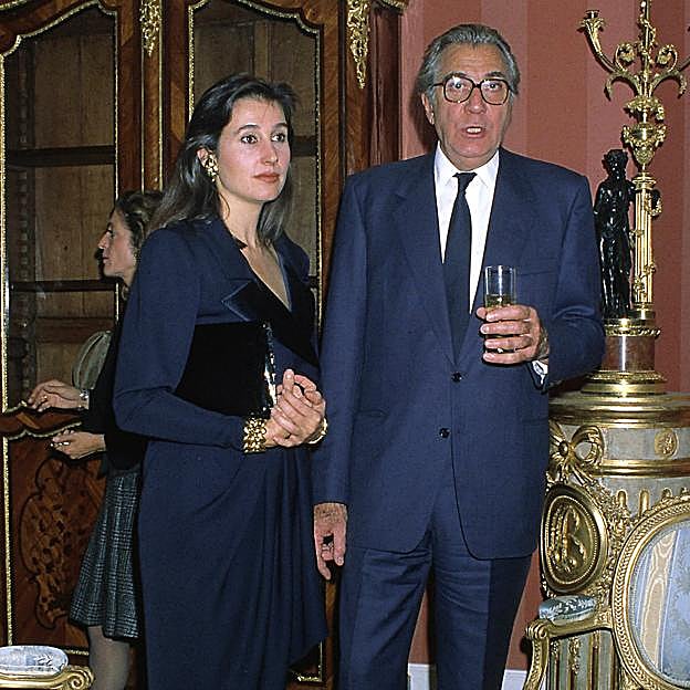 Carmen Martínez-Bordiú y Jean-Marie Rossi.