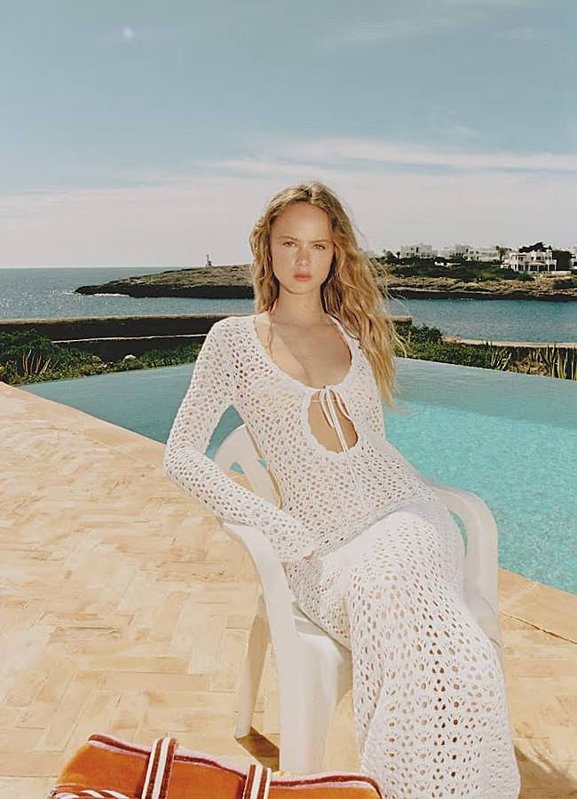 Imagen - Vestido largo de crochet