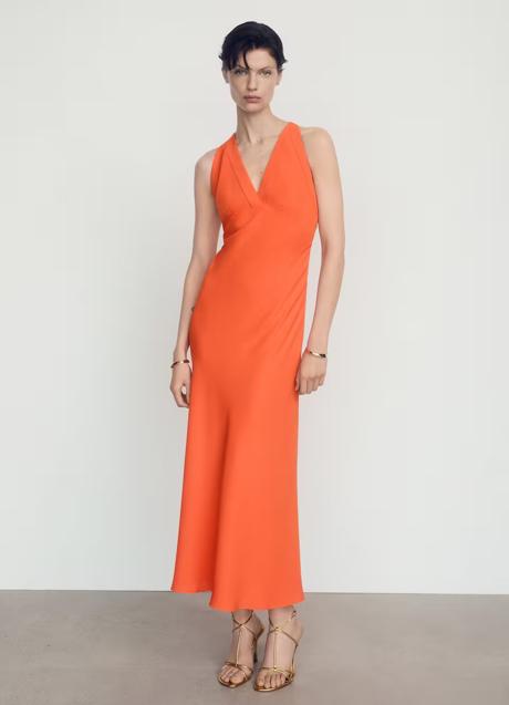 Imagen - Vestido naranja de Mango (59,99 euros)