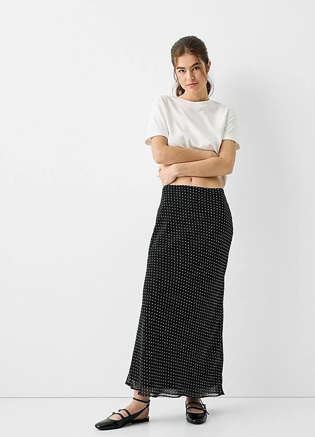 Imagen - Falda larga de lunares