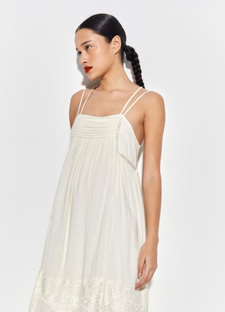 Imagen - Vestido blanco con bordados de Sfera (35,95 euros)