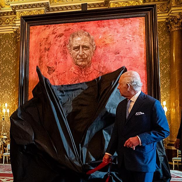 Carlos III de Inglaterra desvela su nuevo retrato. 
