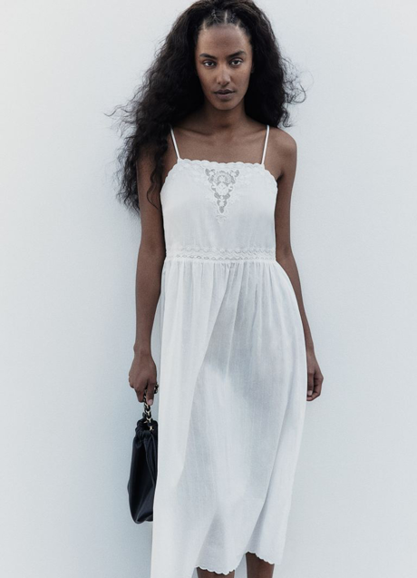 Imagen - Vestido blanco de H&M (49,99 euros)