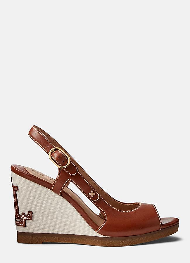 Imagen - Sandalia marrón de Ralph Lauren, 199,95 euros. 