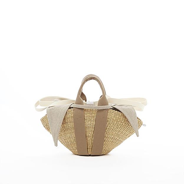 Bolso mini de rafia de Muun.