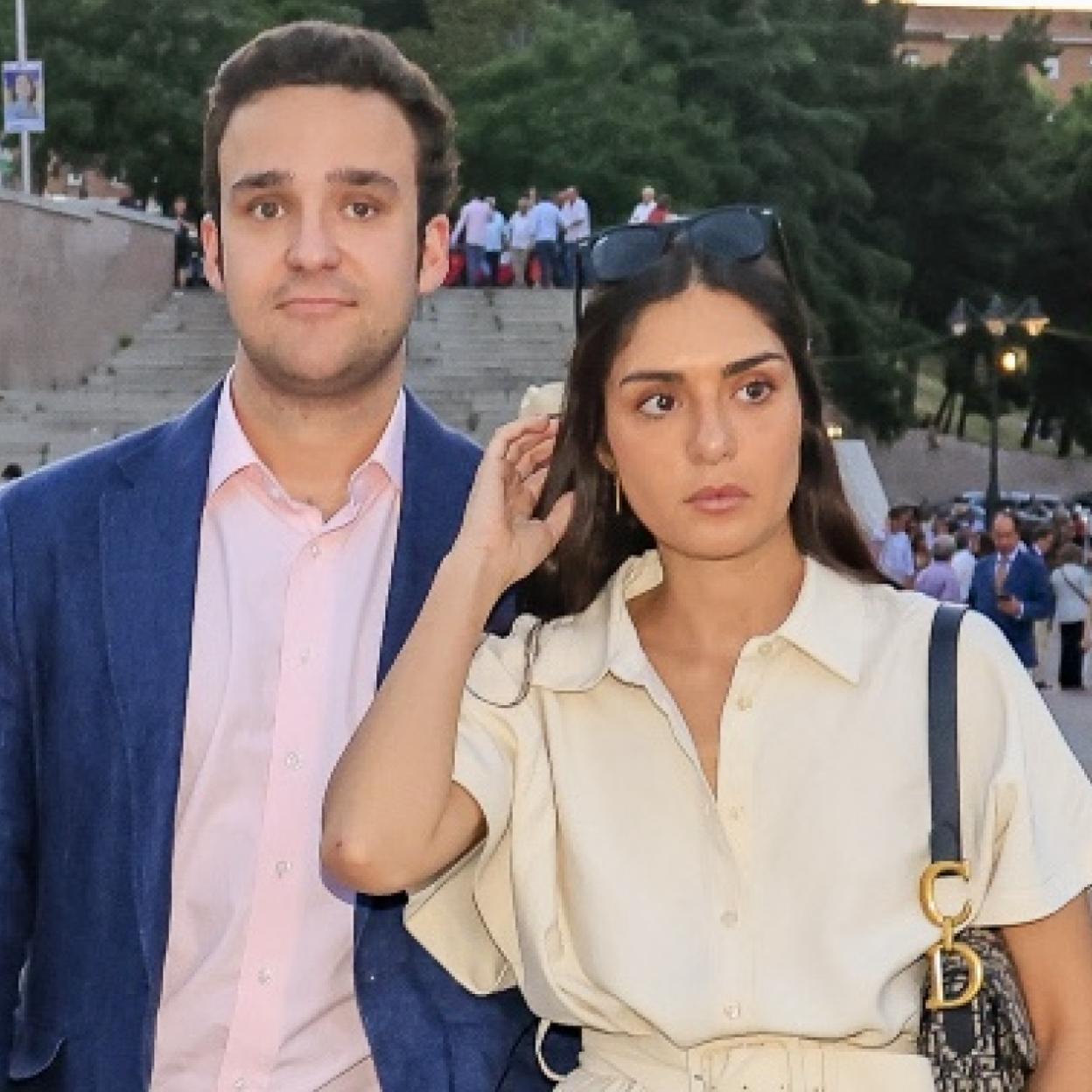 Froilán y Belén Perea, este jueves en Madrid. 