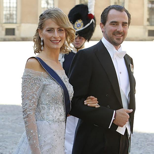 Tatiana y Nicolás de Grecia en una imagen reciente antes de divorciarse. 