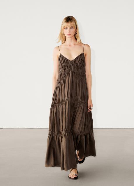 Imagen - Vestido marrón de Massimo Dutti (159 euros)