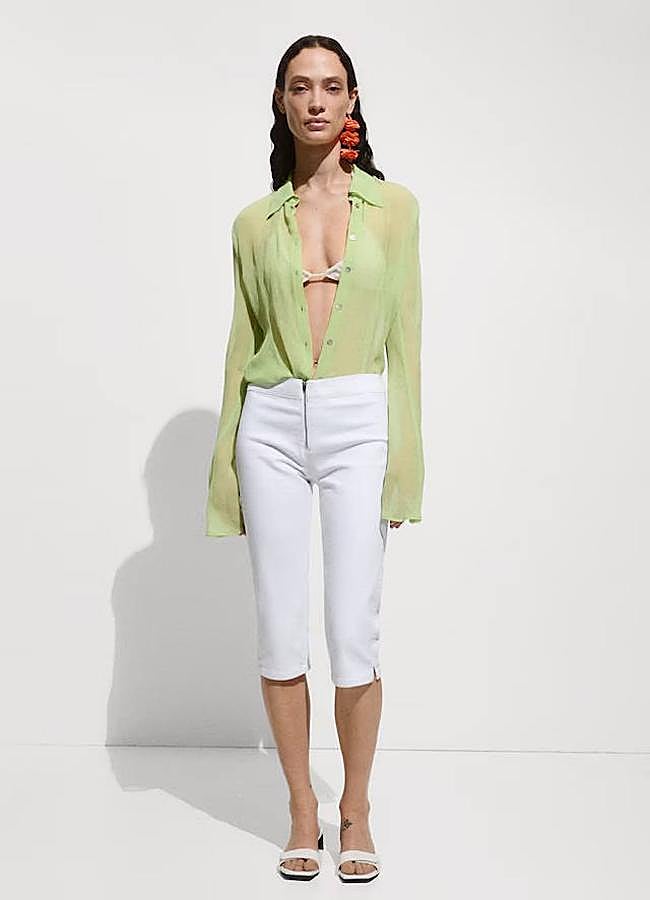 Imagen - Pantalones blancos pirata