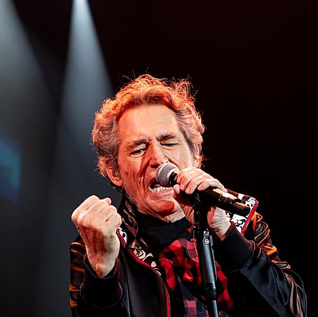 Miguel Ríos, en un concierto reciente.