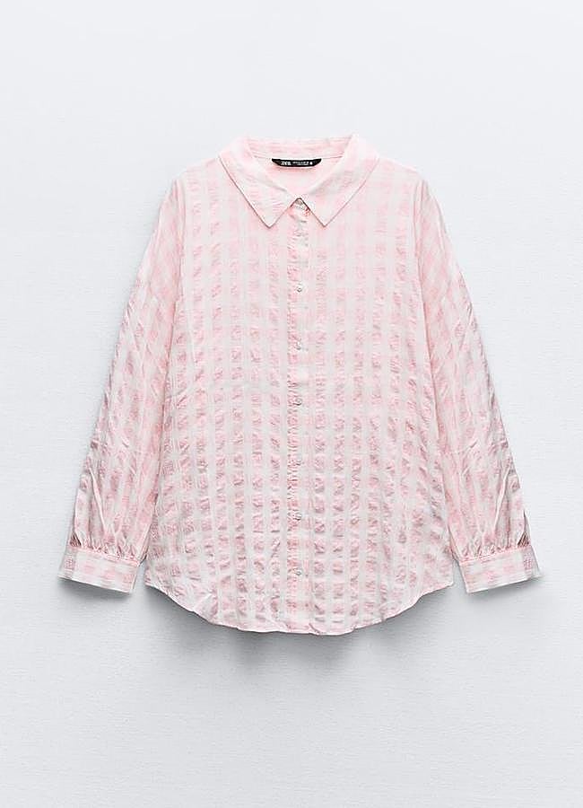 Imagen - Camisa oversize cuadro vichy de Zara (25,95€)
