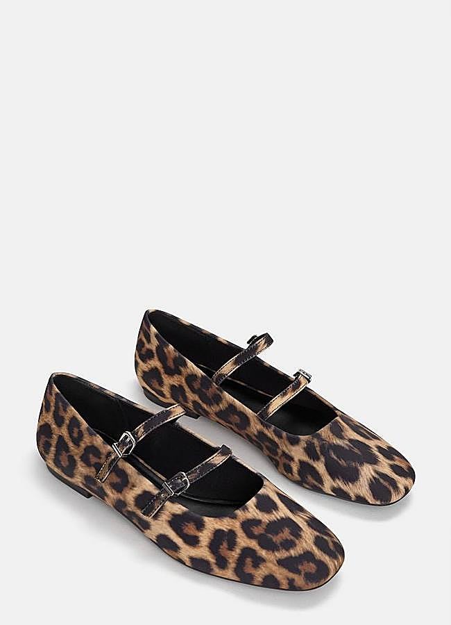 Imagen - Bailarinas tipo merceditas de leopardo