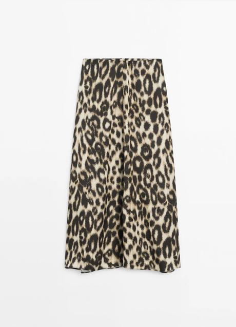 Imagen - Falda con estampado animal de Massimo Dutti (69,95 euros)
