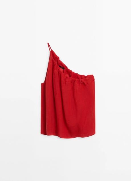 Imagen - Top rojo de Massimo Dutti (39,99 euros)