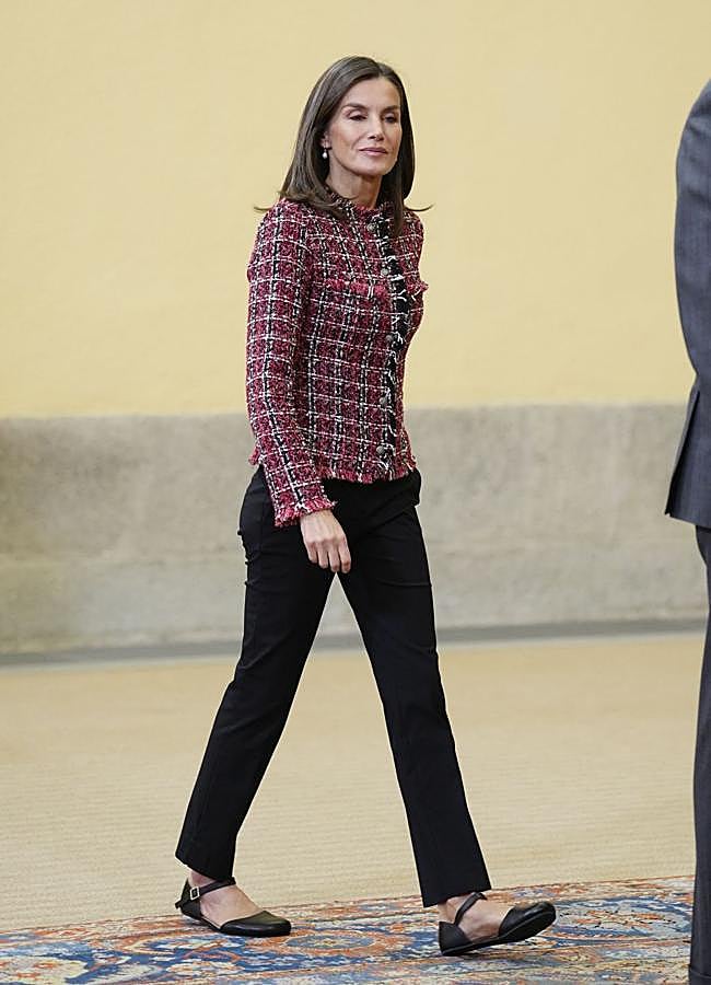 Imagen - La reina Letizia con una chaqueta de tweed. / LIMITED PICTURES