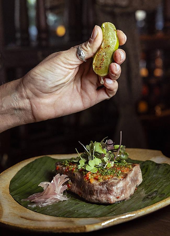 Imagen - Plato del restaurante COYA Barcelona.