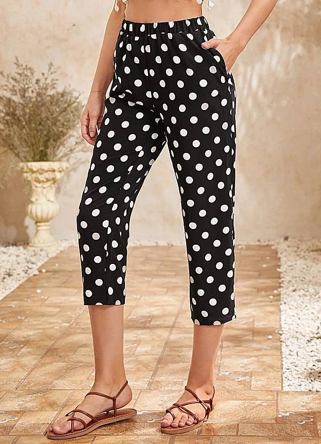 Imagen - Pantalones capri de lunares