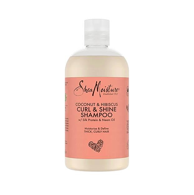 Champú Curl & Shine de Coco e Hibisco de Shea Moisture 