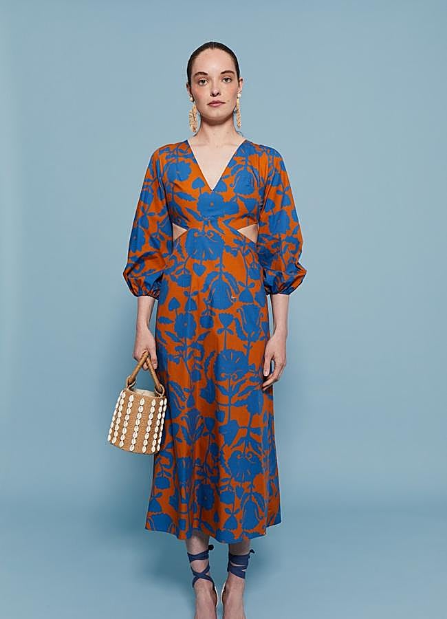 Imagen - Vestido con estampado y corte cut-out de Coosy.