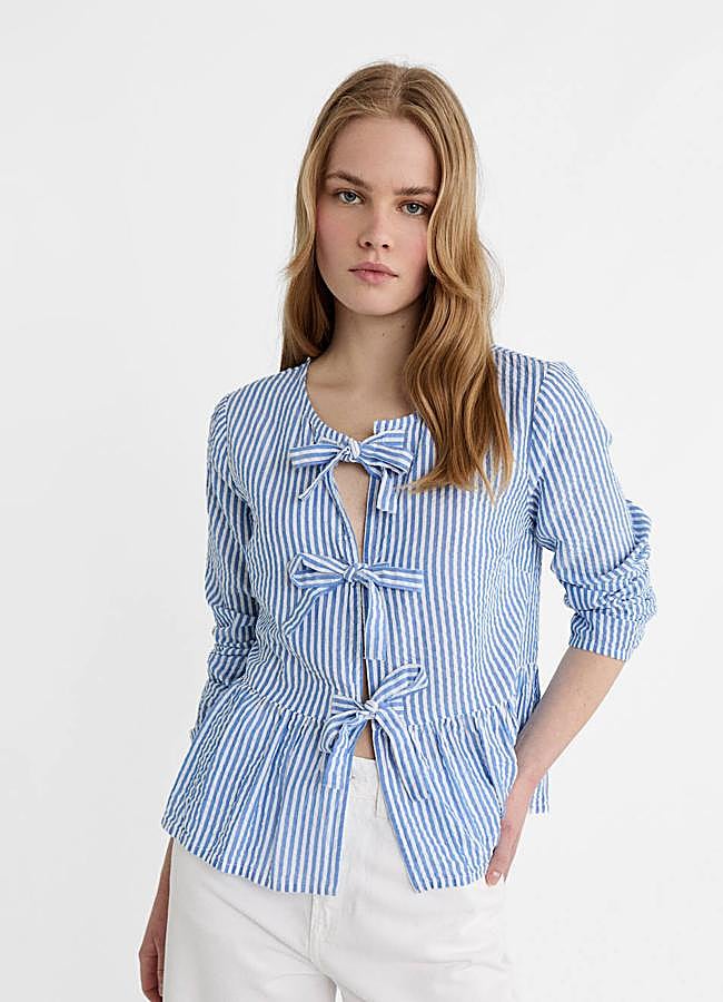 Imagen - Camisa de rayas con lazos