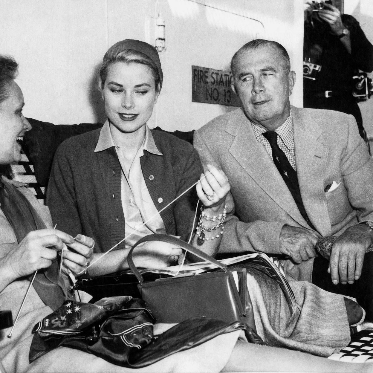 Grace Kelly juntoi a su padre, John Brendan Kelly. 