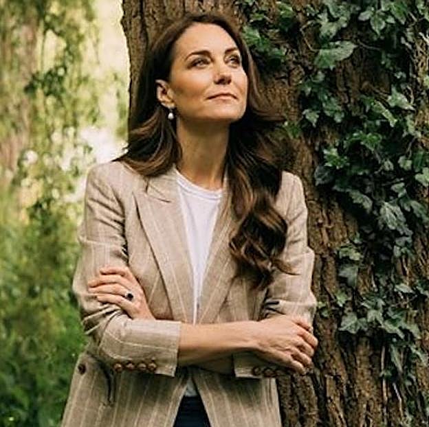 La imagen que Kate Middleton publicó en sus redes socailes para anunciar su vuelta. 