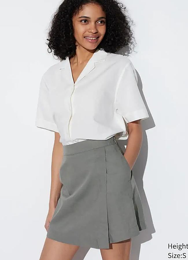 Imagen - Falda pantalón de lino de Uniqlo, 29,90 euros.