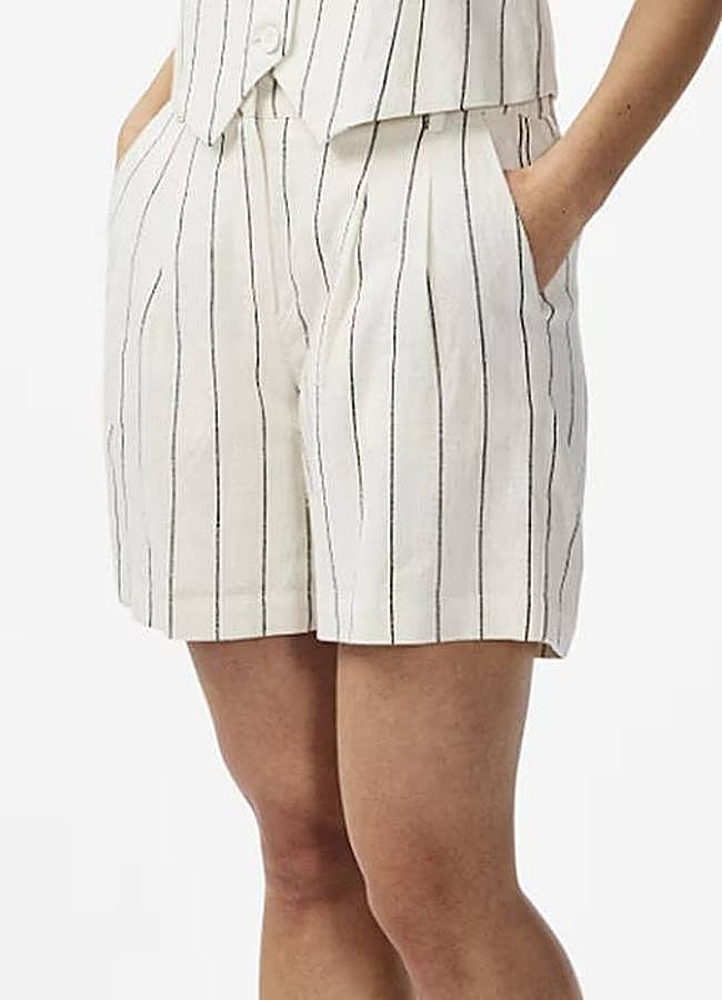 Imagen - Pantalones cortos con estampado de rayas