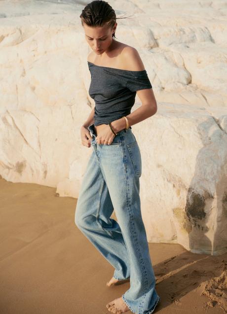 Imagen - Top gris de Massimo Dutti (25,99 euros)