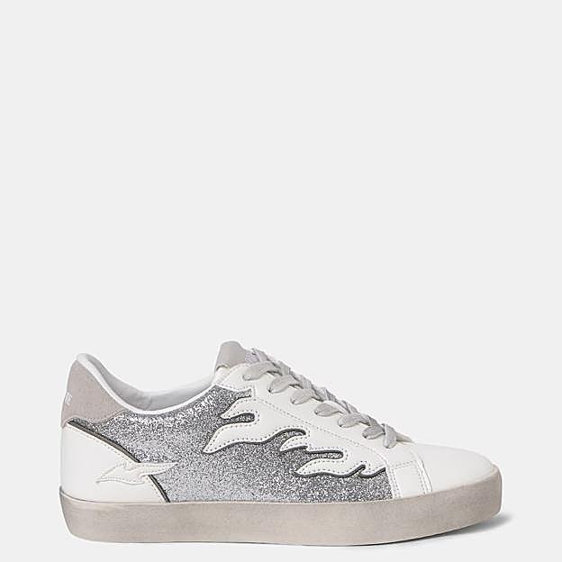 Zapatillas deportivas con detalle glitter de Brownie.