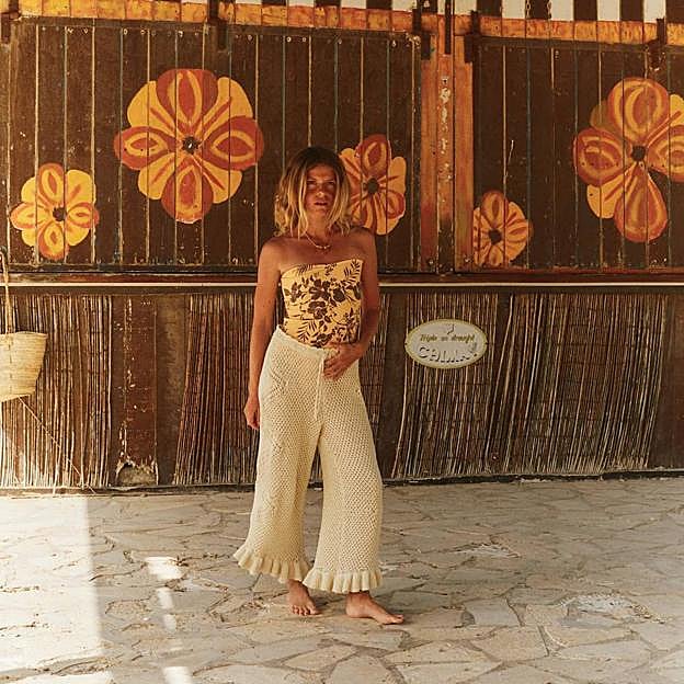 Estos pantalones de punto de verano son comodísimos para llevártelos de vacaciones