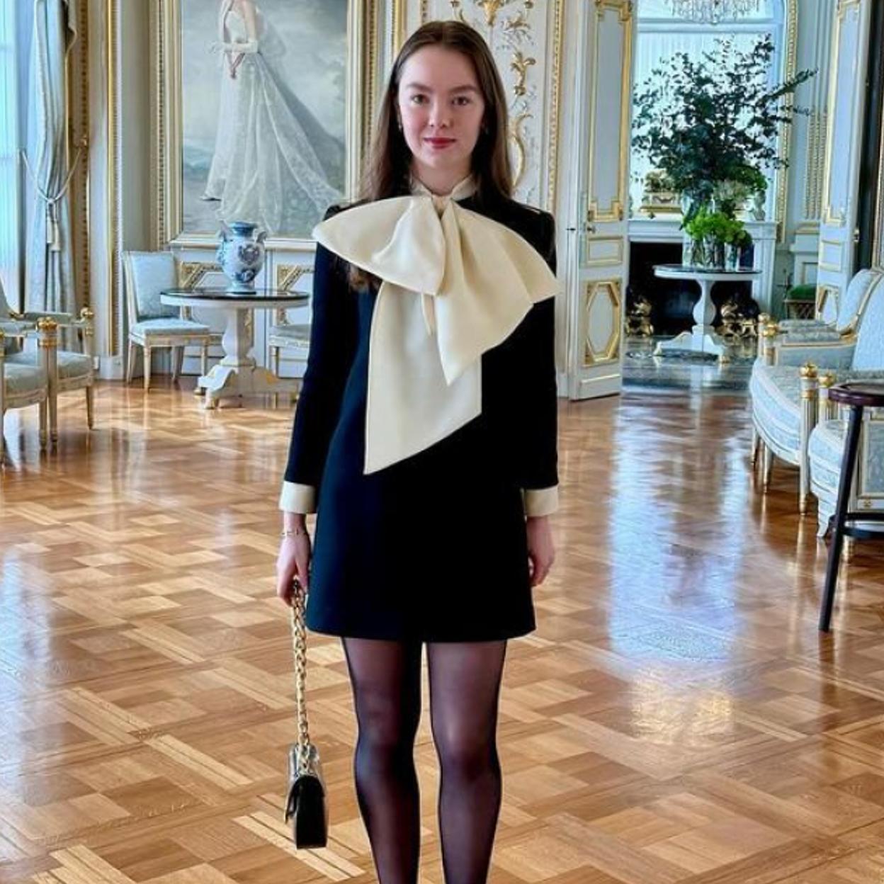 Alexandra de Hannover, en una de las fotos más espectaculares de su perfil. 