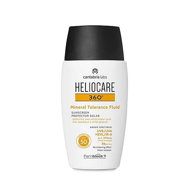 Mineral Tolerance Fluid de Cantabria Labs para pieles sensibles.