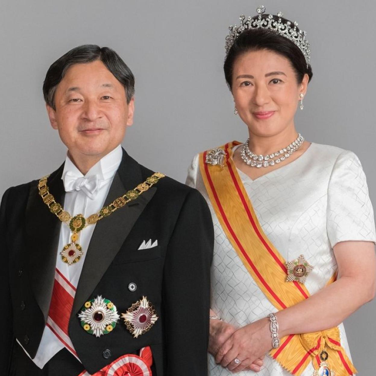 Los emperadores Naruhito y Masako de Japón. 