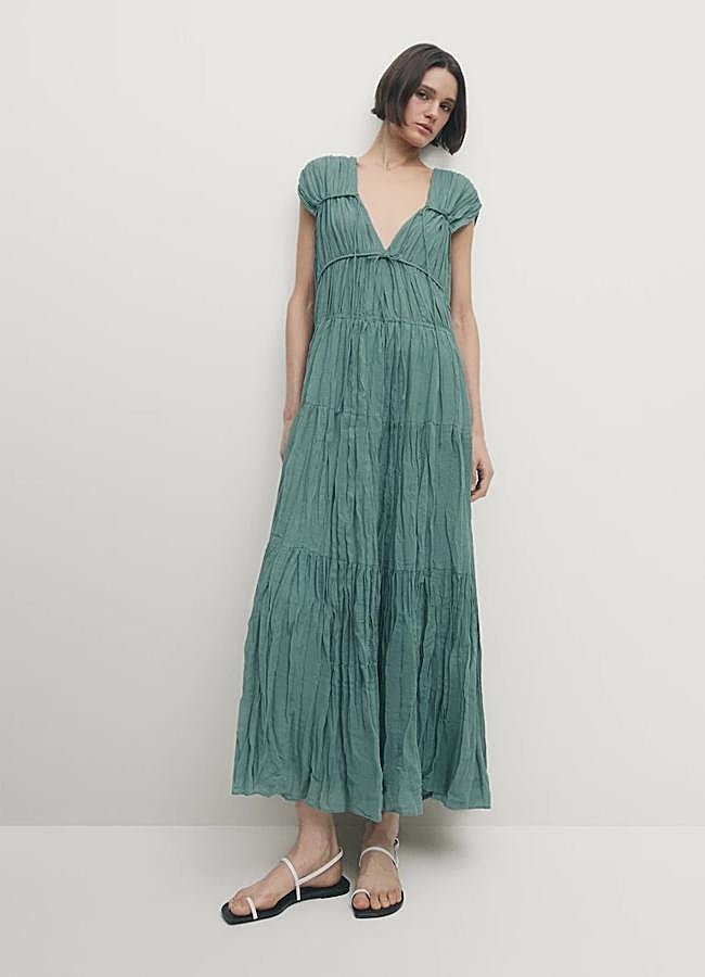 Imagen - Vestido con detalle lazos de Massimo Dutti.