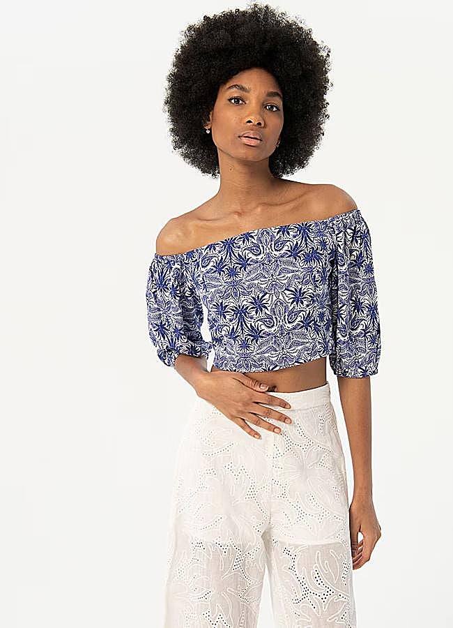 Imagen - Blusa off the shoulder estampada de Surkana.