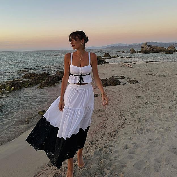 ​Faldas de tablas que llevo en verano porque estilizan y combinan con todo