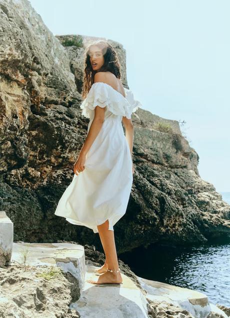 Imagen - Vestido blanco de H&M (49,99 euros)