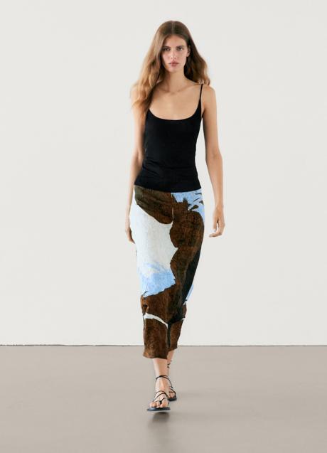 Imagen - Falda estampada de Massimo Dutti (89,95 euros)