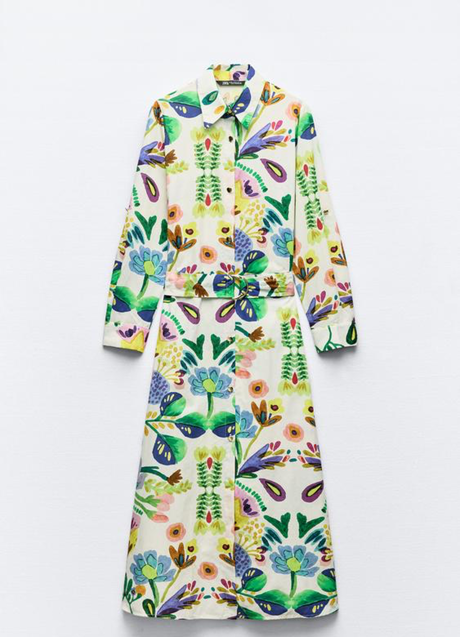 Imagen - Vestido estampado de Zara (39,99 euros)