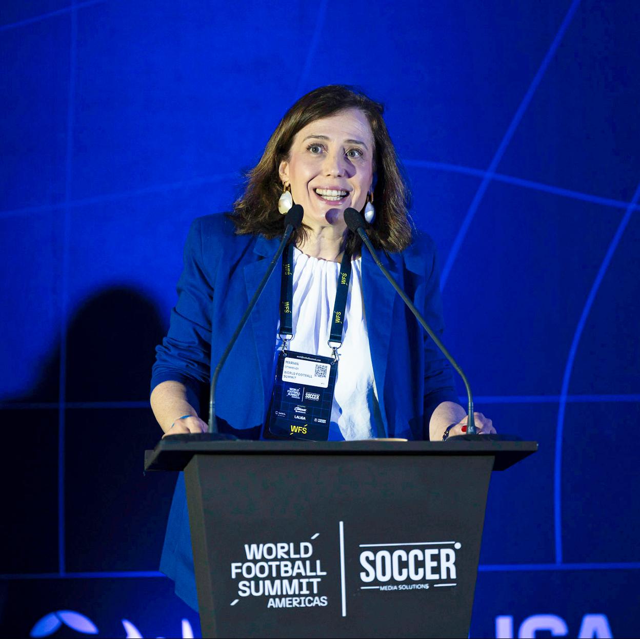 Mirian Otamendi, directora general de World Football Summit.