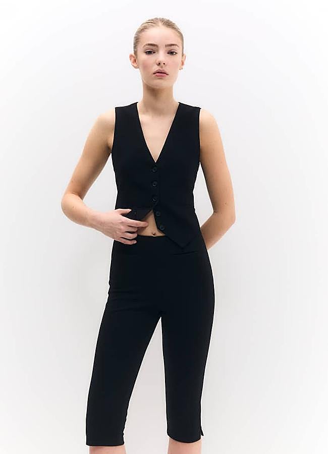 Imagen - Pantalones capri color negro