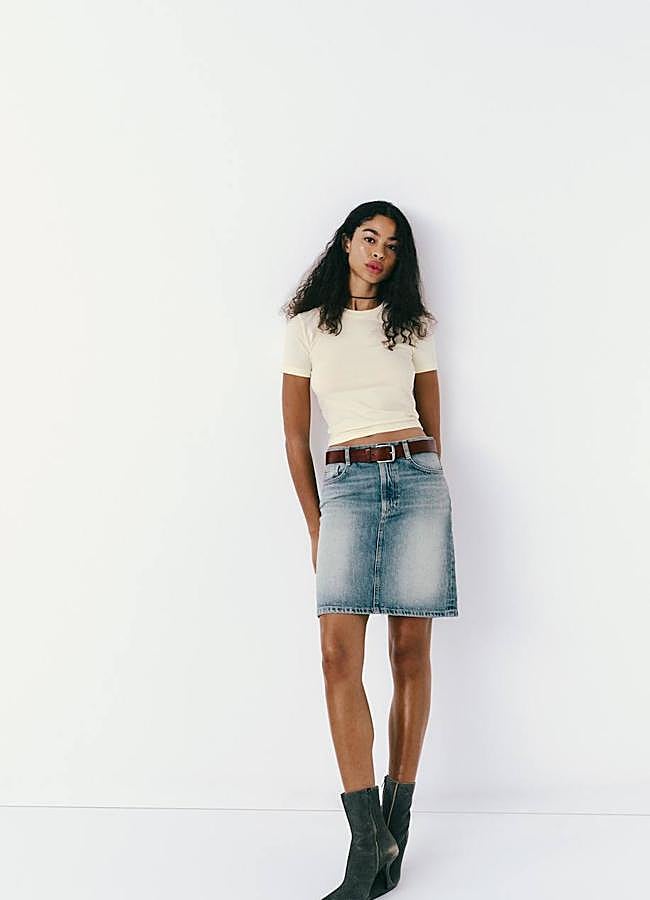 Imagen - Falda vaquera corta