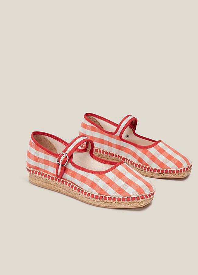 Imagen - Alpargatas planas con estampado de vichy